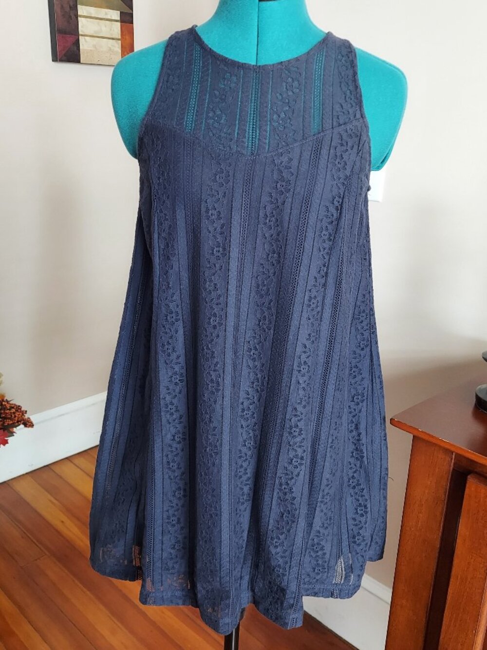 Abercrombie & Fitch Navy Sleeveless Sundress Women's XS